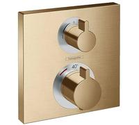 hansgrohe Ecostat Square kit de montage final 15714140 Thermostat, 2 Verbraucher , encastré, bronze brossé