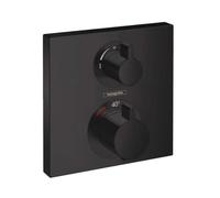 hansgrohe Ecostat Square kit de montage final 15714670 thermostat, 2 Verbraucher , encastré, noir mat
