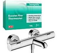 hansgrohe Ecostat Thermostat de bain fin 13325000 en saillie, DN15, chromé