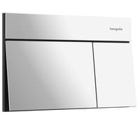 Hansgrohe Element E bouton de chasse d'eau pour WC chrome brillant 66003000