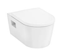 Hansgrohe EluPura Original S cuvette wc avec abattant à descente lente suspendue sans bride blanc brillant 62050450