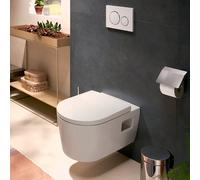 hansgrohe EluPura Original S WC suspendu avec AquaChannel Flush, 60142450,