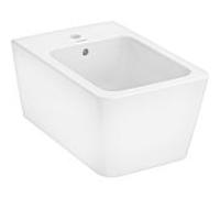 hansgrohe EluPura Q 540 bidet mural 61170450 avec trou pour robinetterie/trop-plein, blanc , avec SmartClean