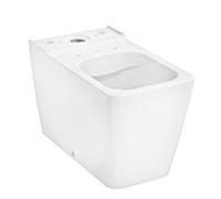 hansgrohe EluPura Q WC sur pied pour réservoir de chasse d'eau apparent 640, AquaFall Flush, HygieneEffect, blanc, 62036450