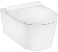 Hansgrohe EluPura S cuvette wc avec abattant à descente lente suspendue oui oui blanc brillant 60344450