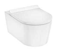 Hansgrohe Ensemble de WC suspendu EluPura S 540 – AquaHelix Flush, siège inclus, HygieneEffect blanc