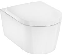 hansgrohe EluPura S Ensemble de WC suspendu 540 AquaHelix Flush, HygieneEffect avec siège de WC SoftClose et QuickRelease, 62055450