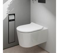 hansgrohe EluPura S WC suspendu avec AquaFall Flush, 62020450,