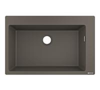 hansgrohe encastrer match0 43313290770 x 510 mm, cuve principale 2000 , 2000 prédéfini, gris pierre