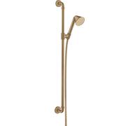 hansgrohe Ensemble de douche AXOR 0,90 m, avec douchette 85 1 jet, 26023140, Couleur: Bronze brossé
