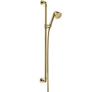 hansgrohe Ensemble de douche AXOR 0,90 m, avec douchette 85 1 jet, 26023990, Couleur: Optique en or poli