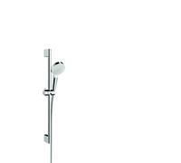 hansgrohe Crometta 1jet set de douche 26535400 blanc chromé , EcoSmart 9 l/min, barre 65 cm
