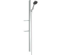 hansgrohe Ensemble de douche Rainfinity 130 3jets avec barre de douche 150 cm et porte-savon, chromÃ© - 27673000