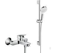 Hansgrohe Ensemble Douche Crometta + Mitigeur Bain Douche Logis