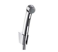 hansgrohe Ensemble support mural et douchette bidette avec flexible de douche 125 cm, chromé, 32129000
