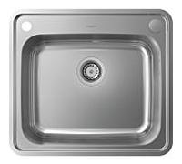 hansgrohe S41 Évier de cuisine 500/400 encastré par-dessus, 43336800, S412-F500