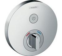 HANSGROHE Facade pour mitigeur mécanique encastré ShowerSelect S avec robinet d'arrêt chromé chrome G