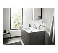 hansgrohe Finoris 110 3 trous mitigeur lavabo 76033000 avec push-open garniture de vidange , chromé
