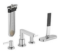 hansgrohe Finoris 76444000 Mitigeur bain-douche 4 trous sur rebord, avec sBox, chromé