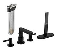 hansgrohe encastrer 4 trous, avec sBox, noir mat