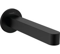 Hansgrohe Bec de baignoire 76410670, fixation murale, saillie 174 mm, noir mat