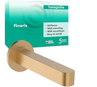 hansgrohe Finoris - Bec déverseur, Robinet de salle de bain avec longueur du bec 17,4 cm, Robinet baignoire, Bronze brossé, 76410140