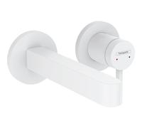 Hansgrohe Finoris Ensemble de robinetterie lavabo 165mm avec bonde blanc mat 76051700