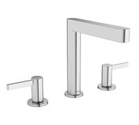 hansgrohe Finoris 160 3 trous mitigeur lavabo 76034000 avec push-open garniture de vidange , chromé