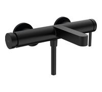 hansgrohe Finoris Mitigeur monocommandÃ© pour bain apparent, saillie 194 mm, 76420, Coloris: Noir Mat - 76420670