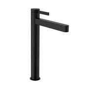 hansgrohe Finoris Mitigeur monocommandé pour lavabo 260 avec vidage Push-Open, saillie 208 mm, 76070670, Couleur: Noir Mat
