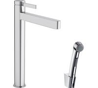 Hansgrohe Finoris mitigeur de lavabo avec douchette bidet sur pied chrome 76220000