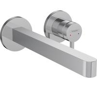 Hansgrohe Mitigeur lavabo monocommande Finoris 76050000 encastré mural, bec 22,5 cm, chrome
