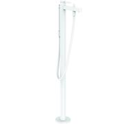 hansgrohe Finoris Mitigeur monocommandé pour bain au sol, saillie 210 mm, 76445700, Couleur: blanc mat