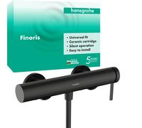 hansgrohe Finoris Mitigeur monocommandé pour douche apparent, 76620340, Couleur: Chrome noir brossé