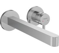 hansgrohe Ensemble de montage final Finoris 76050000 mitigeur lavabo , pour montage mural, avec bec 22,5 cm, chromé