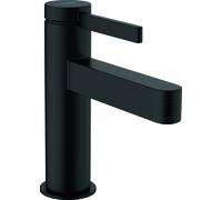 hansgrohe Finoris Robinet sur pied 100 pour eau froide sans garniture de vidage, saillie 126 mm, 76013670, Couleur: Noir Mat