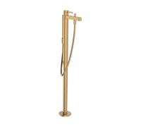 hansgrohe Finoris robinetterie de baignoire monocommande en îlot, portée 210mm, 76445140, Couleur: Bronze brossé
