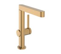hansgrohe Finoris robinetterie de lavabo 230 avec bec pivotant et vidage Push-Open, portée 178mm, 76060140, Couleur: Bronze brossé