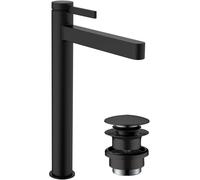 Hansgrohe Mitigeur lavabo Finoris 260 monocommandé Push-Open saillie 208 mm Noir Mat 76070670