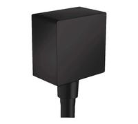 Hansgrohe FixFit Carré Noir - Sortie Murale Avec Soupape Anti-Retour | 26455670