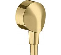 hansgrohe Fixfit E raccord de tuyau 27454990 DN 15, sans clapet anti-retour, optique or poli