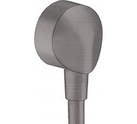 hansgrohe FixFit Coude de raccordement E, noir chromé brossé, 27454340