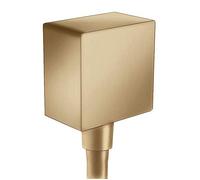 raccord de tuyau Axor Starck FixFit de taille artisanale avec disconnecteur et corniÃšre en plastique, Coloris: bronze brossÃ© - 26455140