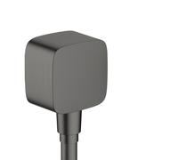 Hansgrohe Fixfit Coude mural avec clapette anti-retour Brushed Black Chrome 26457340
