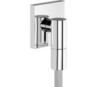 Raccord mural FixFit Fine E hansgrohe 28883000 avec clapet anti-retour, E, carré, chromé