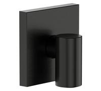hansgrohe FixFit Fine E raccord mural avec clapet anti-retour, 28883340, Couleur: Chrome noir brossé