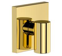 hansgrohe FixFit Fine E raccord mural avec clapet anti-retour, 28883990, Couleur: Optique en or poli