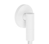 Hansgrohe Raccord mural FixFit Fine S 28882700 avec clapet anti-retour Blanc mat