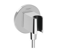 Hansgrohe Fixfit porte-serviette mural avec coude mural et clapet anti-retour chrome 26888000