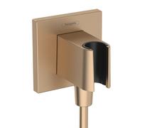 hansgrohe FixFit Porter E raccord de tuyau 26889140 pour douchette, bronze brossé